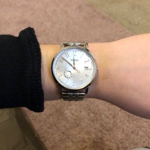 Silver watch
